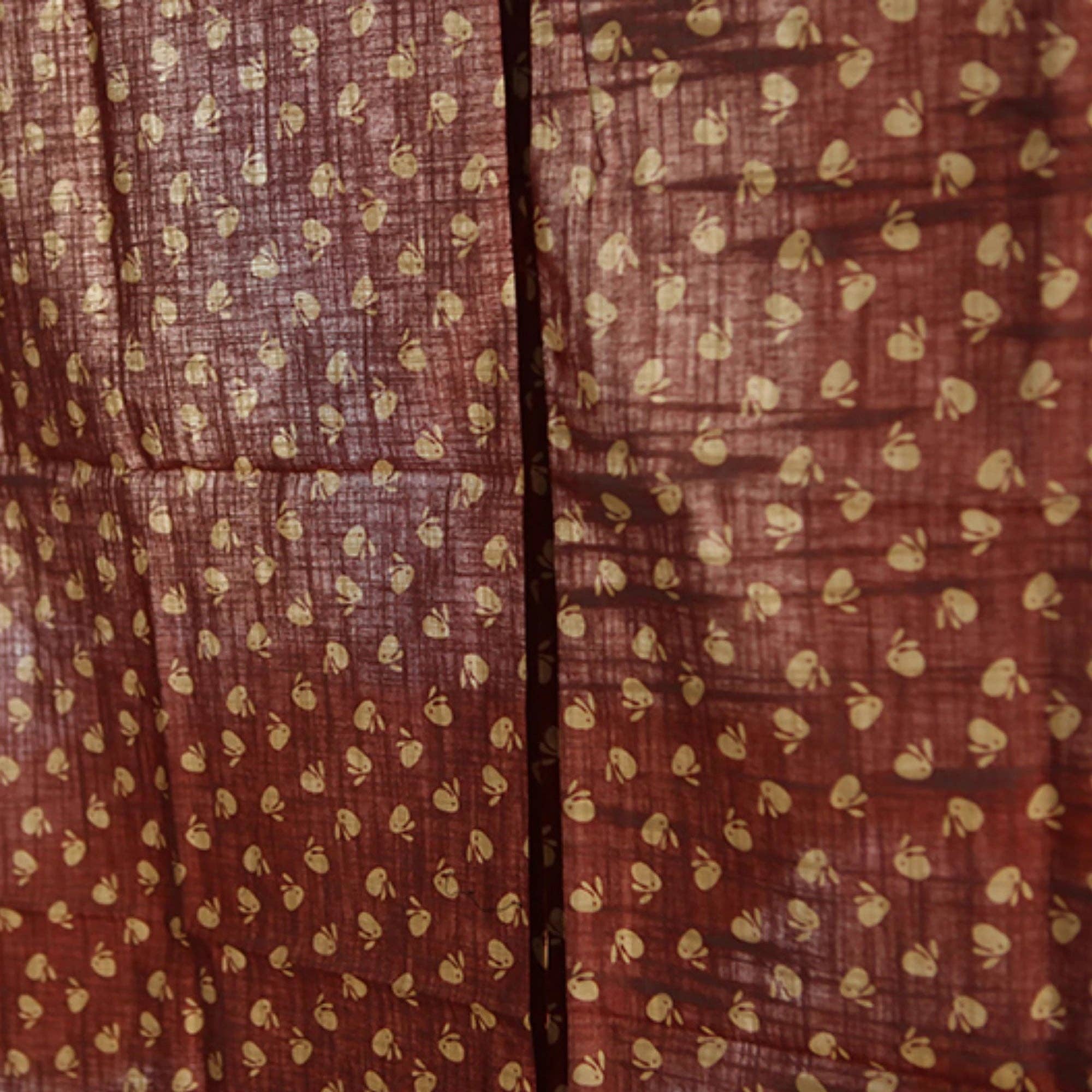 MinoCraft - Wholesale Curtain - Japanese cotton noren with semi-transparent two-panel design9