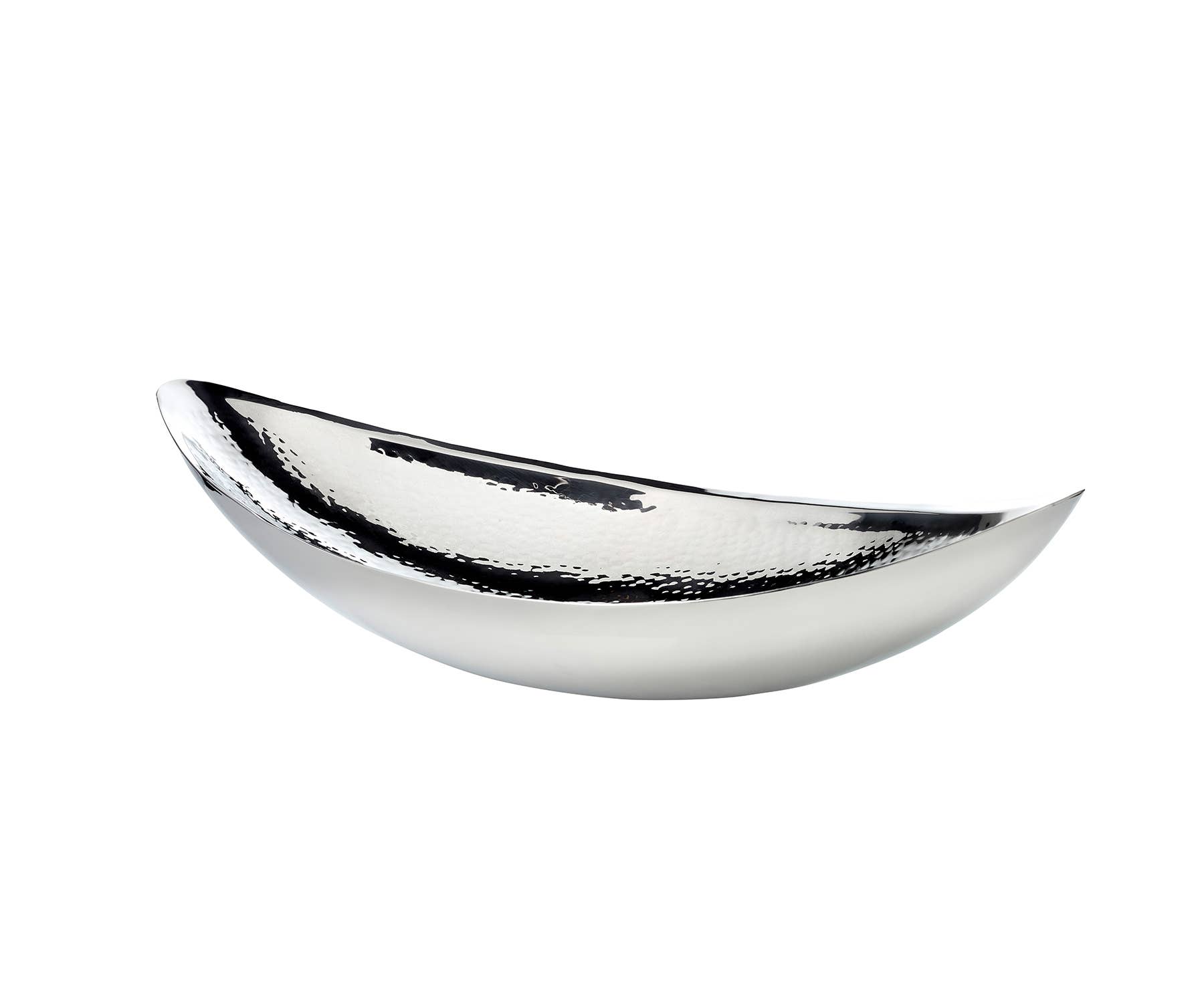 EDZARD - Wholesale Decorative Plate/Dish/Bowl - Halifax bowl (length 40 cm), silver-colored, highly polished2