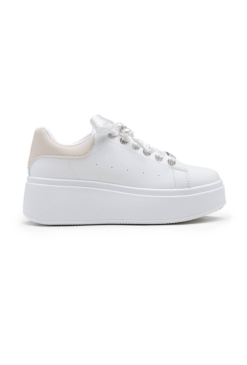 LADY GLORY – wholesale Lifestyle trainers – Women′s – Beaded platform sneakers17