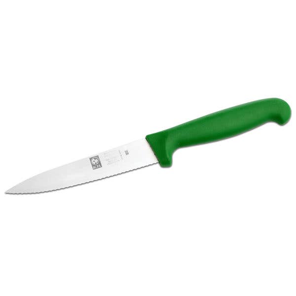 ICEL USA - Wholesale Kitchen/Utility Knife - 4.75 (120mm) Icel Comfort grip Serrated Utility knife5