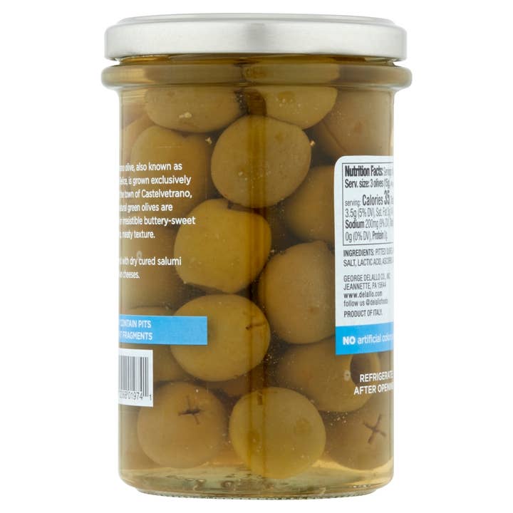 Delallo - Wholesale Olives - Castelvetrano Olives (Pitted)1