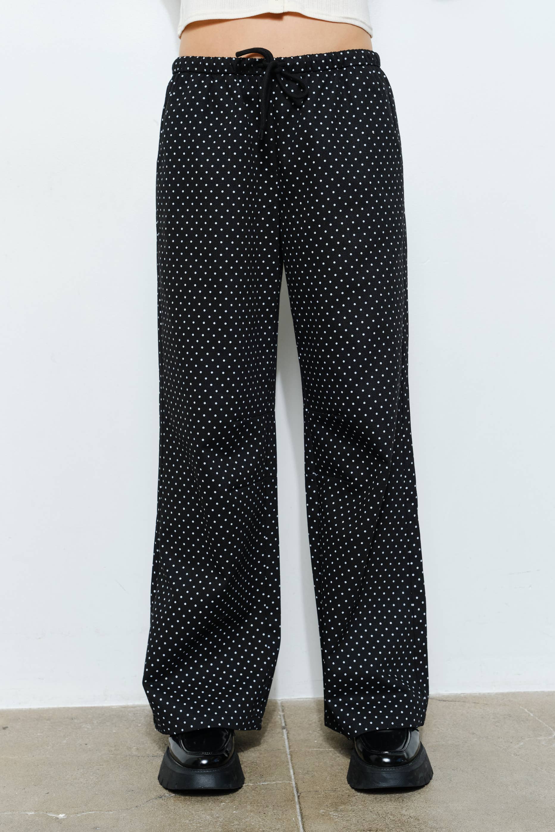 Black ANGELICA PARACHUTE PANTS - Casual, Trendy for wholesale on Faire2