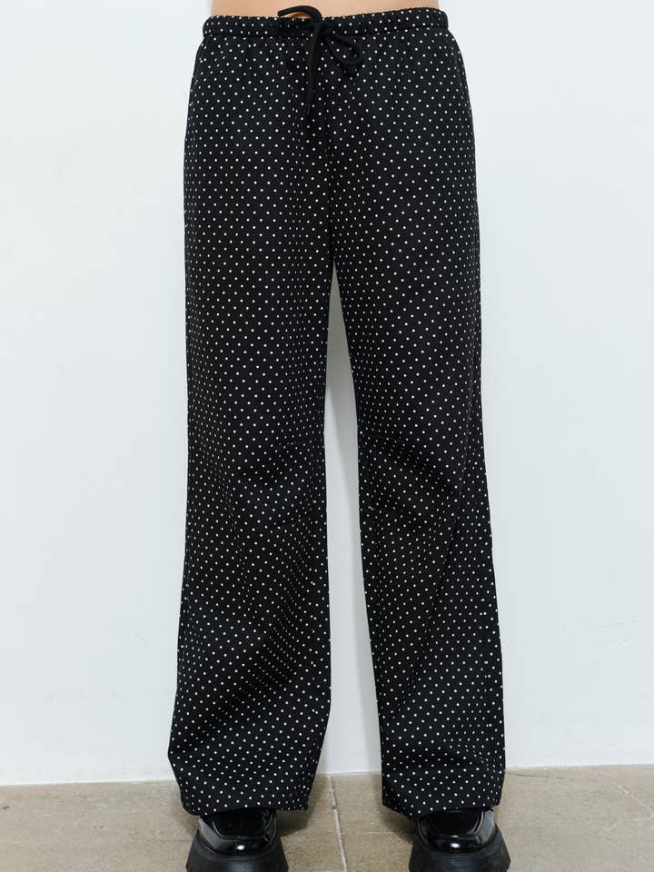 Black ANGELICA PARACHUTE PANTS - Casual, Trendy for wholesale on Faire2