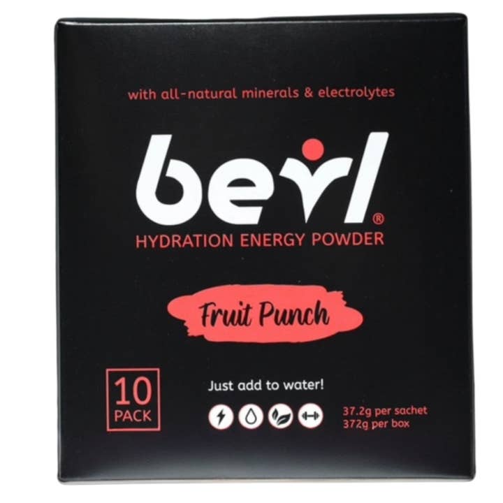 Fruit Punch Hydration Energy Powder for wholesale by BEVL