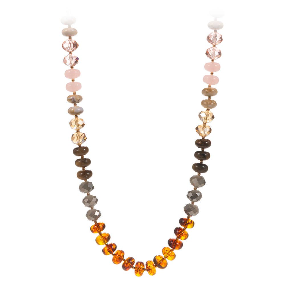 Sensibling Corp. - Wholesale Beaded/Pearl Necklace - Gradient Multi Beaded Necklace7
