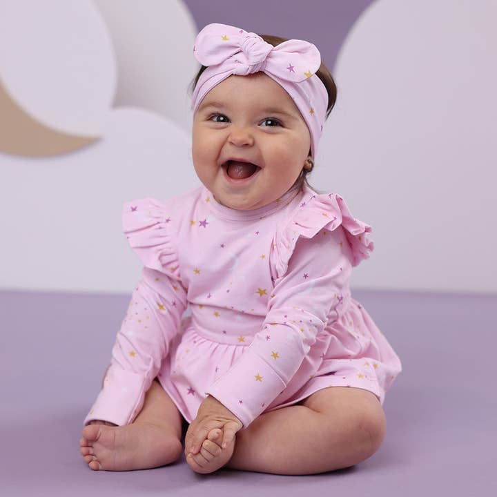 Snuggle Hunny - Wholesale Dress – Baby - Twinkle Long Sleeve Organic Dress6