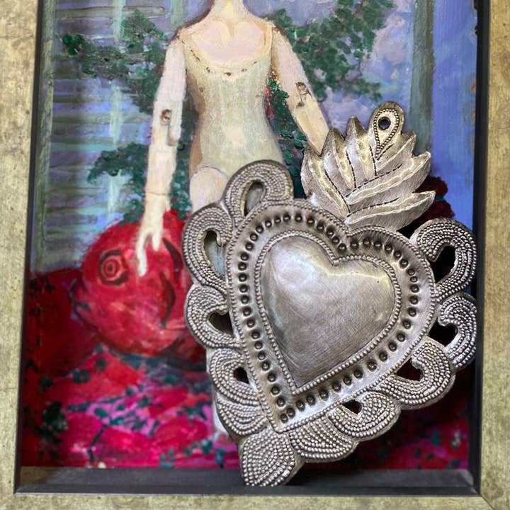 Sacred Heart, Wall Decor,Handmade Metal Haiti 6" x 4.25" and other Purchase Wholesale corazon. Free Returns & Net 60 Terms on Faire trending on Faire.