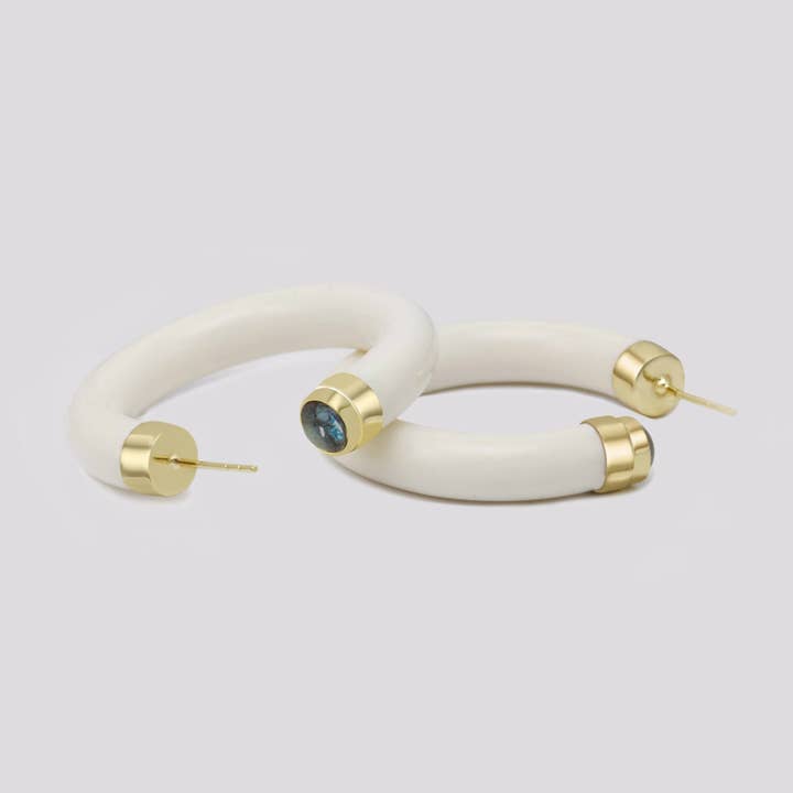 Blythe kleine hoepel - crème voor wholesale door Addison Weeks