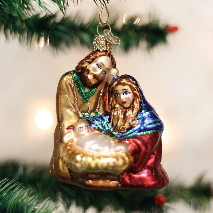 Holy Family Ornament for wholesale by Old World Christmas