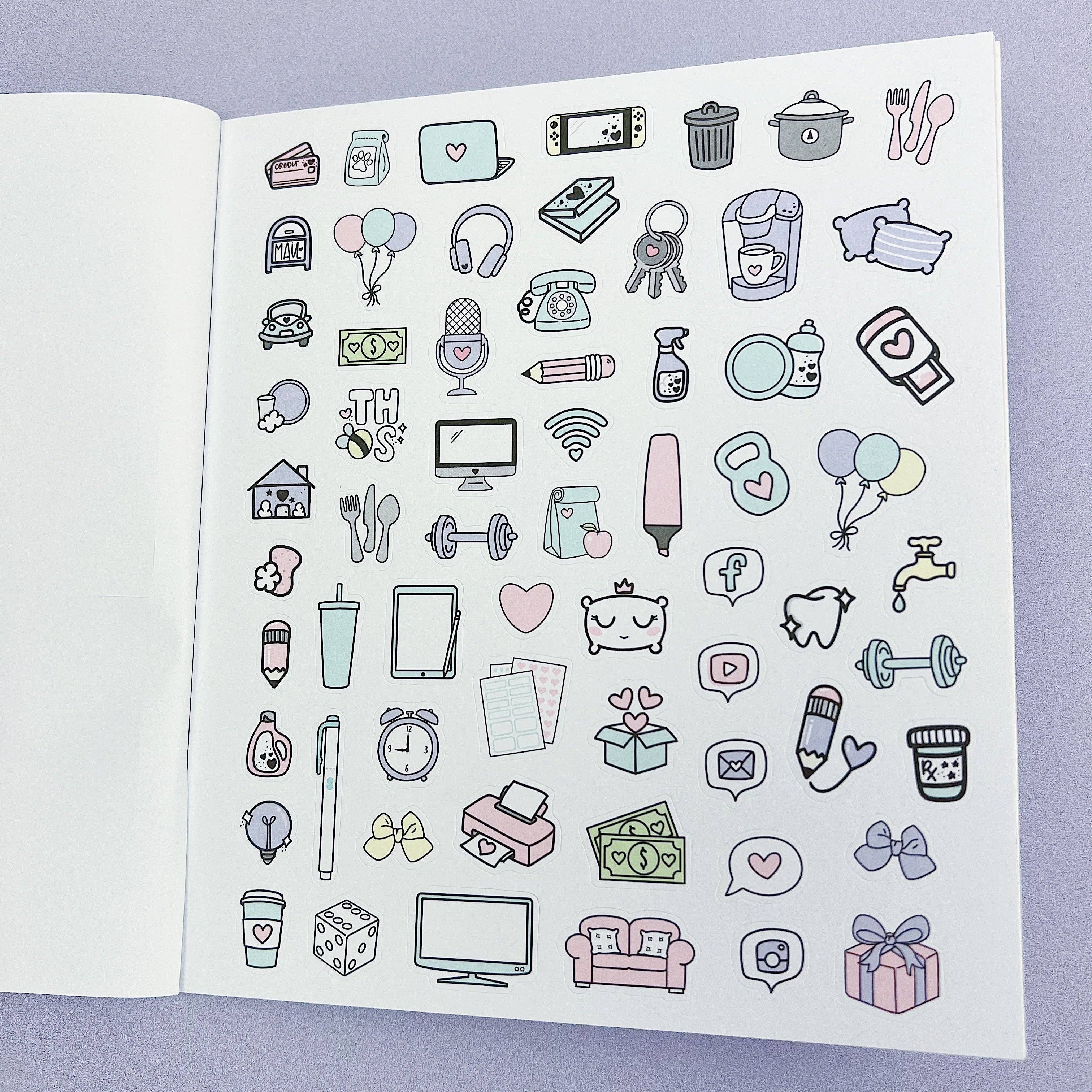 The HoneyBShop - Wholesale Sticker - Polly Pocket Sticker Book | Matte Sticker Paper | 10 Pages | Holographic Foiled7
