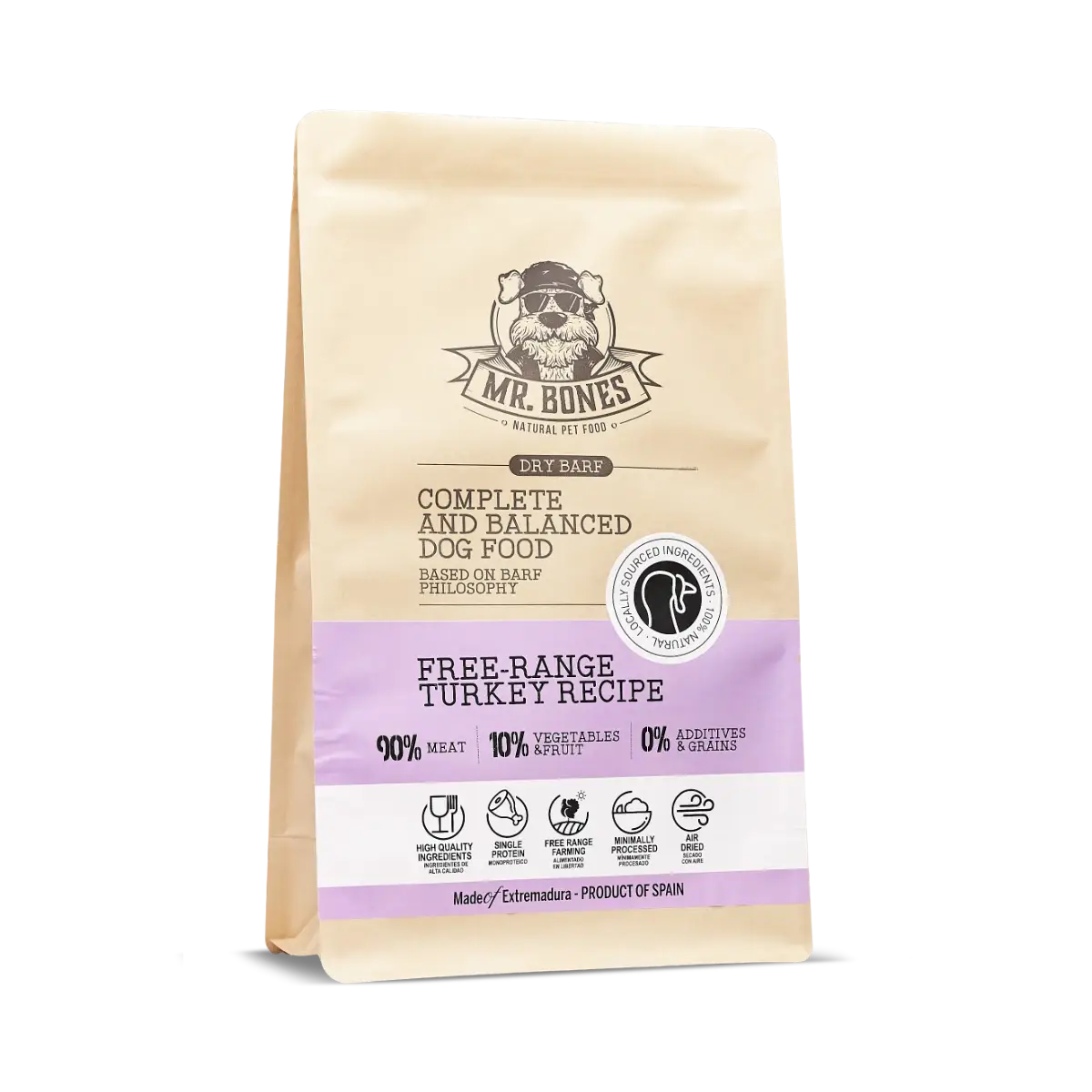 Mr.Bones - Natural Pet Products - Wholesale Pet Food - Dog - Dry BARF for dog- Free Range Turkey.3