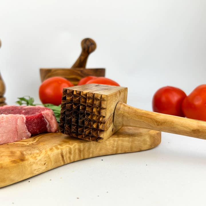 Natural OliveWood – wholesale Köksverktyg/-pryl – Olive trä kött hammare