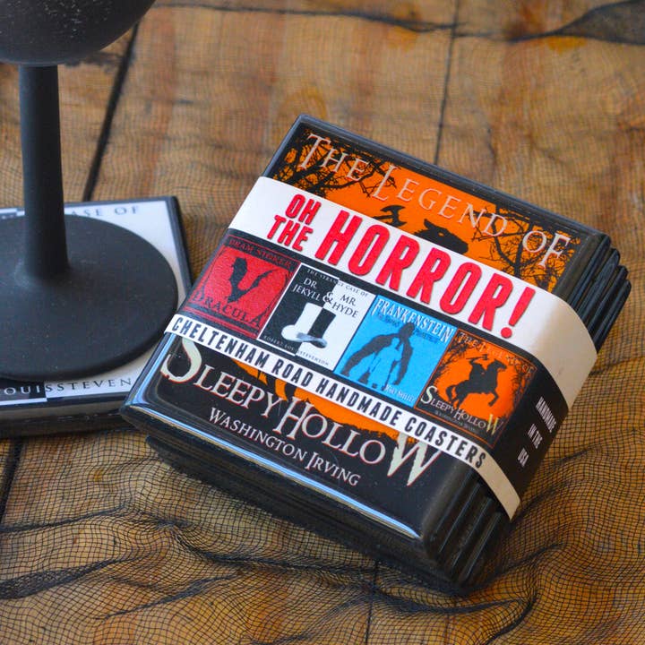 Cheltenham Road - Wholesale Coasters - Gothic Horror Book Cover Coasters