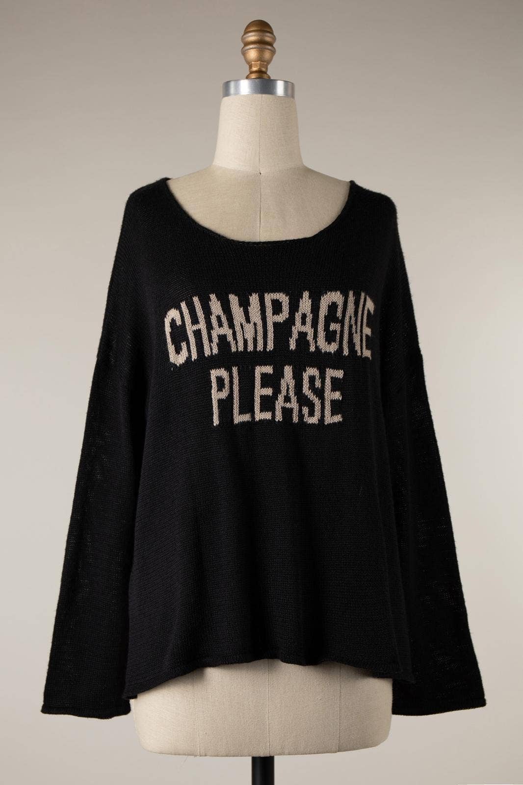 Ashley’s Clothing Design Inc. - Vente Pull en maille – femme - Champagne s'il vous plaît !13