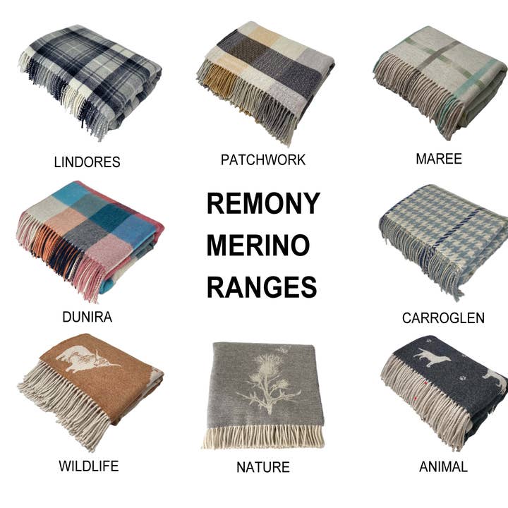 Bronte Moon - Wholesale Throw Blanket - Remony Merino Wool Range