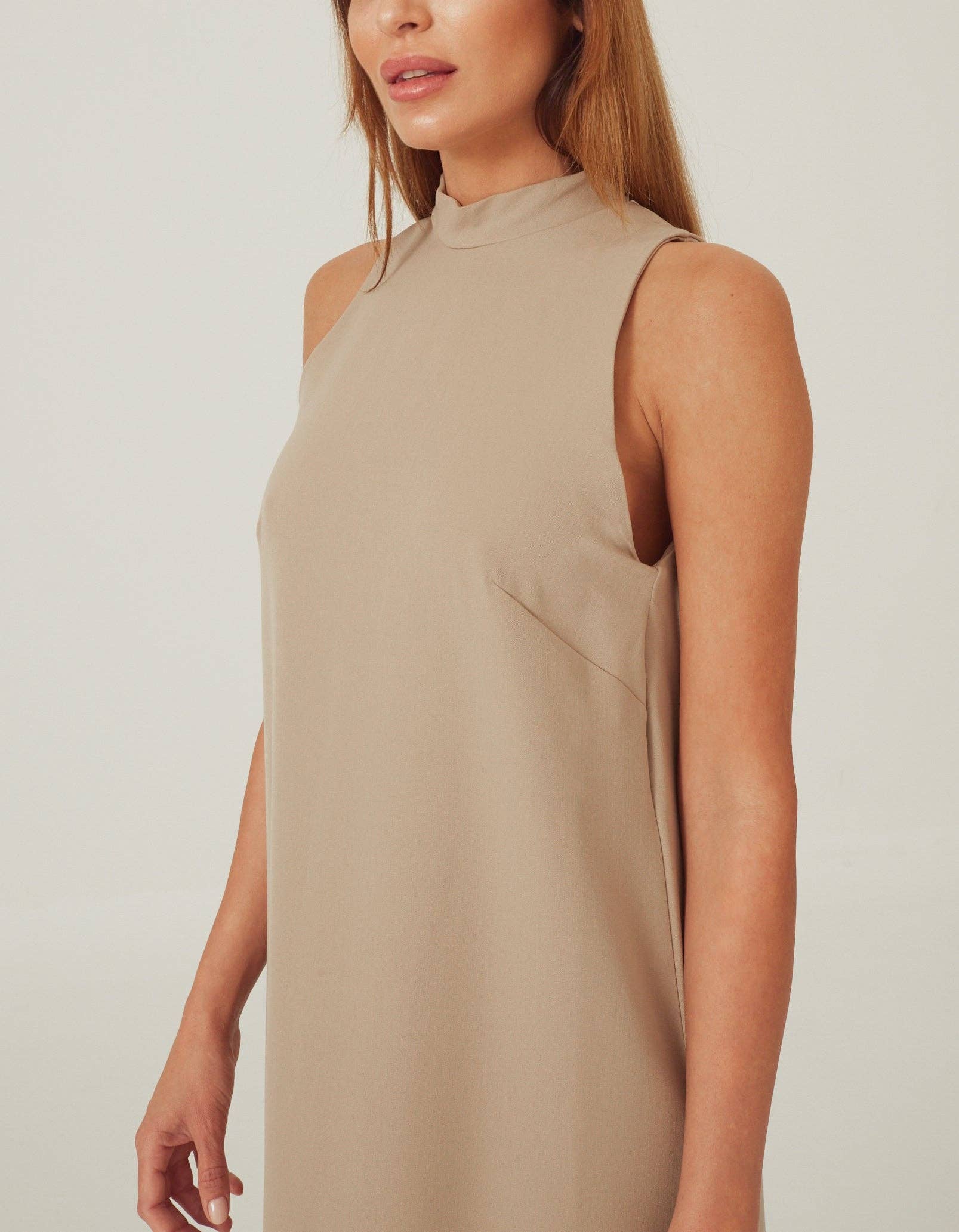 VISS Madrid - Wholesale Dress - Women's - VISS EVA BEIGE4