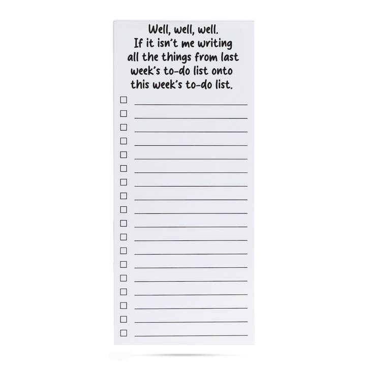 ellembee gift - Wholesale Notepad - Writing all the thing's printed list pad 50 sheets