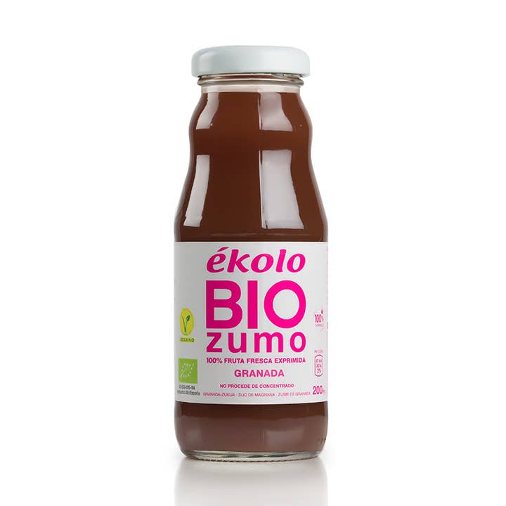ekolo - Vendita all'ingrosso Succhi di frutta - Succo di melograno biologico, spremuto al 100%, 12 unità x 200 ml0