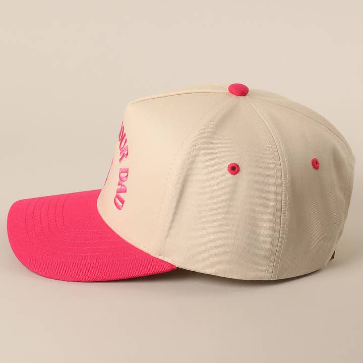 Fashion City - Wholesale Baseball Cap - Women's - GO ASK YOUR DAD Embroidery Two-Tone Trucker Hat11