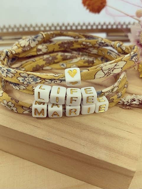 Bracelet Liberty - Message pour la vente par LA BOUTIK D'AMELIE