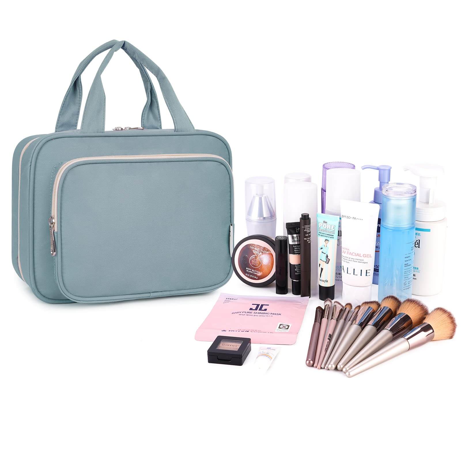 wandf – Großhandel Schmink-/Kosmetiktasche – Hängender Kulturbeutel für Frauen Reise-Make-up-Tasche25