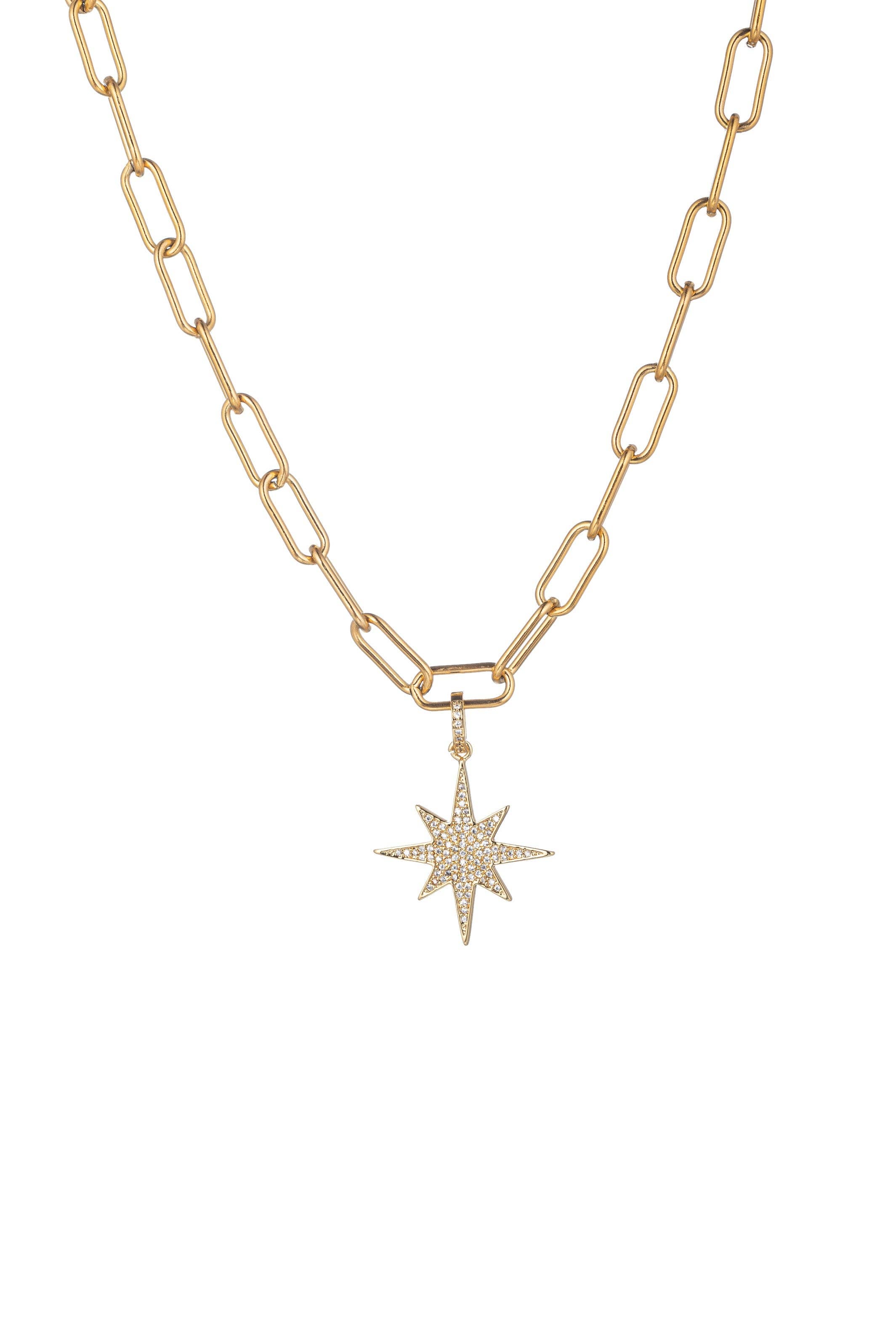 Eye Candy Los Angeles - Vente Colliers à pendentif - Collier en forme de trombone North Star0