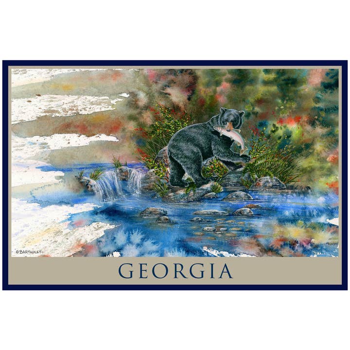 Georgia BA Magnet para venta al por mayor de Kalan Souvenir