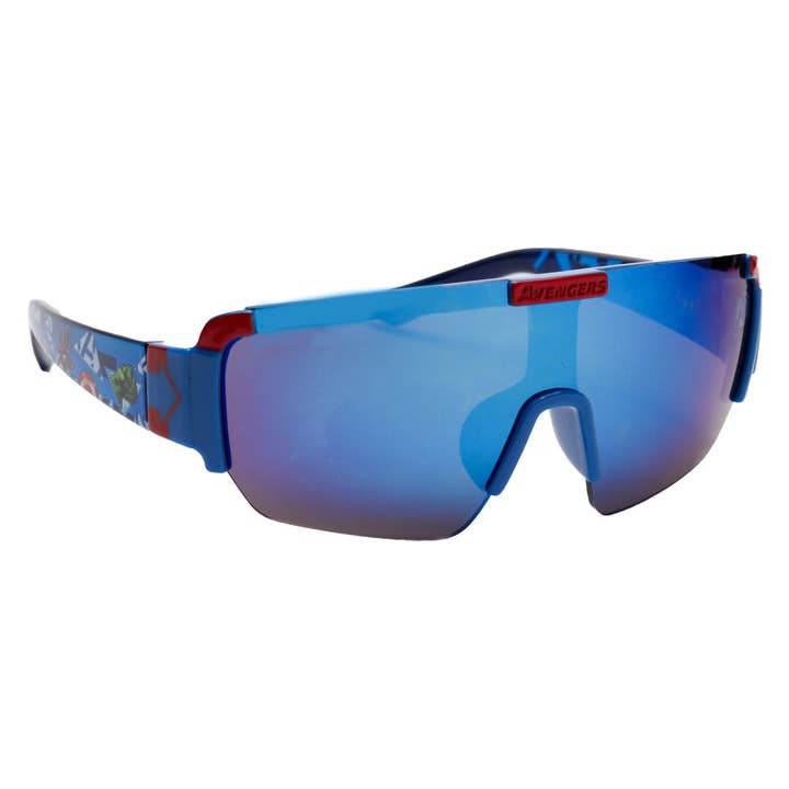 Kids Arkaid Marvel Avengers Blue and Red Tinted Sports Wrap for wholesale by H2W dba Sun-Staches