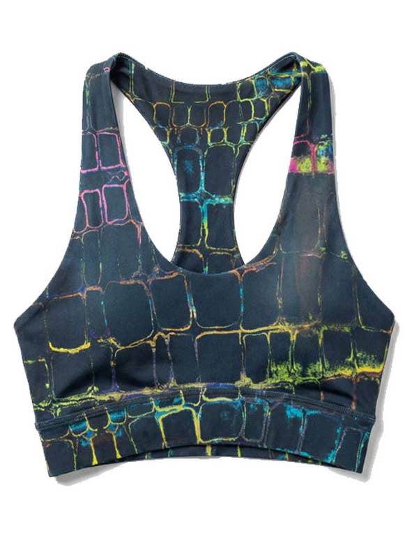 Animal Print Black Top for wholesale by KALAIA