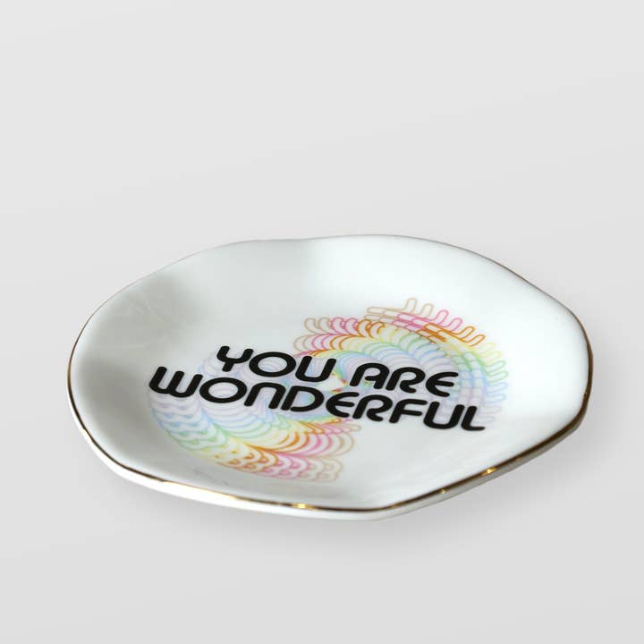 To Write Love on Her Arms - Wholesale Decorative Tray - Wonderful Wavy Catchall Tray