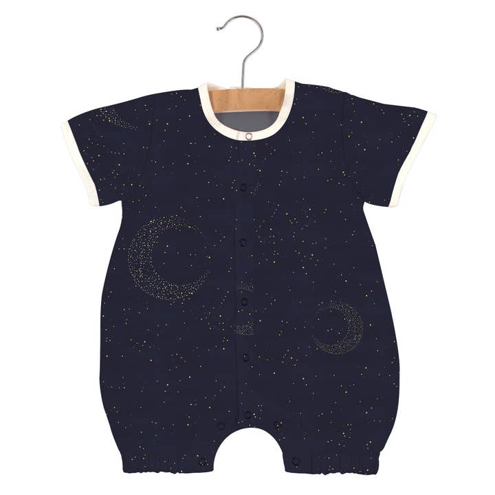 Midnight Moon Bamboo Newcastle Mini Romper for wholesale by Newcastle Classics