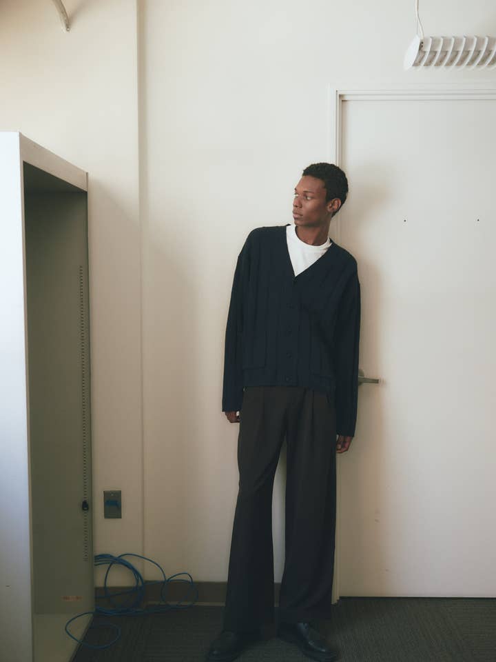 The Vaughn Cardigan | Thick Ribbed Knit Cardigan for wholesale by MOD REF