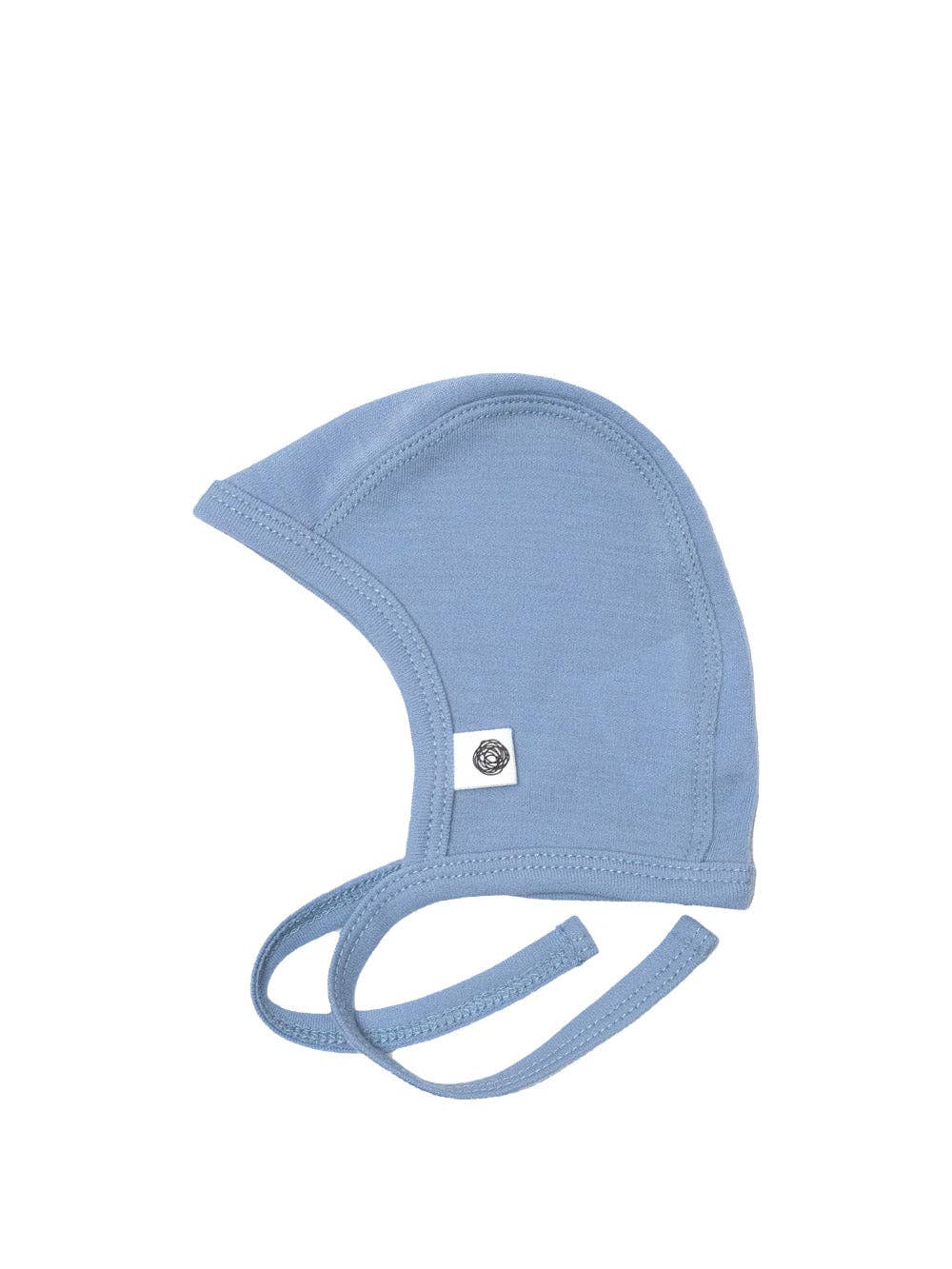 Lille Barn - Wholesale Newborn/Knit Hat - Baby - Baby woolen bow hat – Merino wool - Blue Fog1