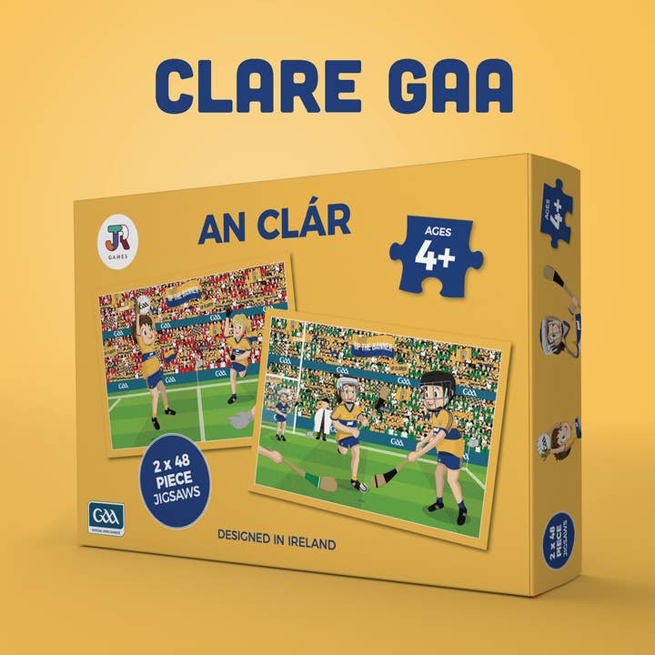 Clare GAA Jigsaw Puzzle Age 4+ for wholesale by JR Games