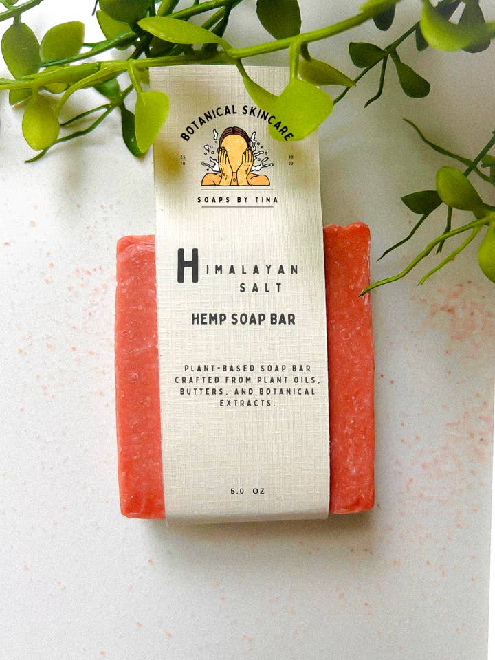 Himalayan Pink Salt Soap Bar for wholesale by Soaps by Tina