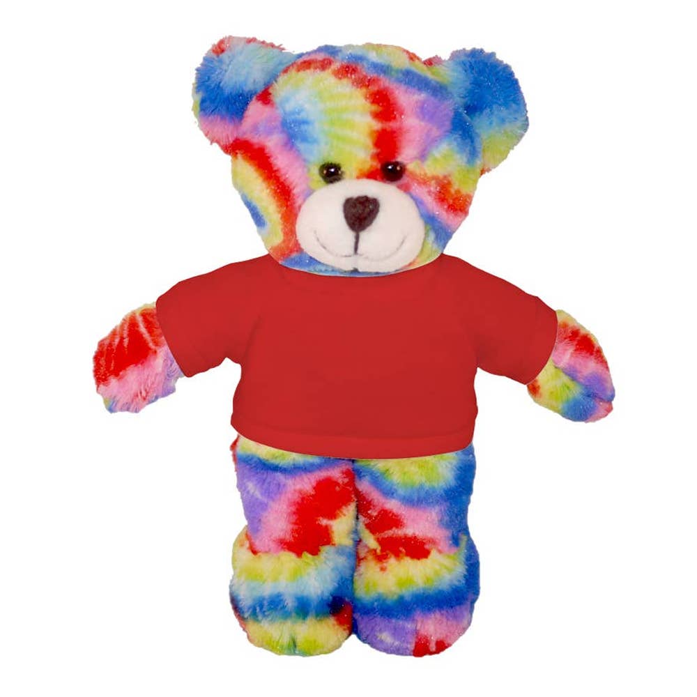 Plushland - Wholesale Stuffed/Plush Toy - Kids & Baby - 8″ Tie-Dye Custom Bear | Personalized Bear Stuffed Animal18
