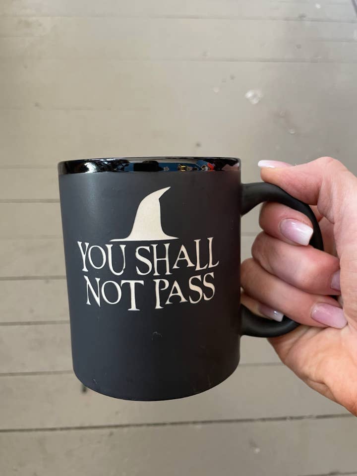 Tree of Gondor Lord of Rings dubbelsidig sandetsad mugg för wholesale av MK Designs