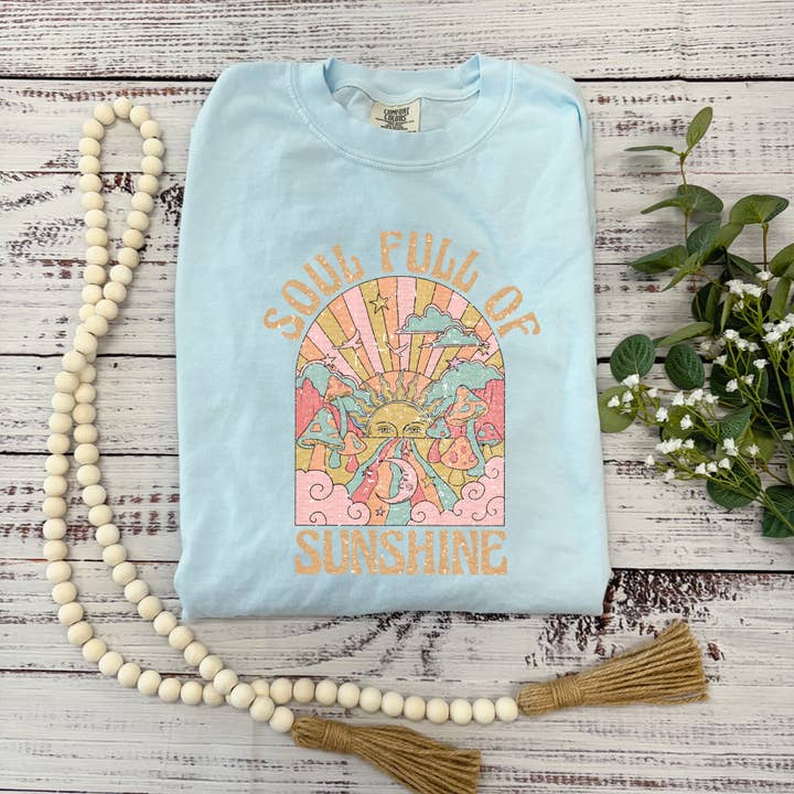 Soul Full Of Sunshine | DTF-tryck - COOL PEEL | FULLFÄRG för wholesale av PLK Transfers