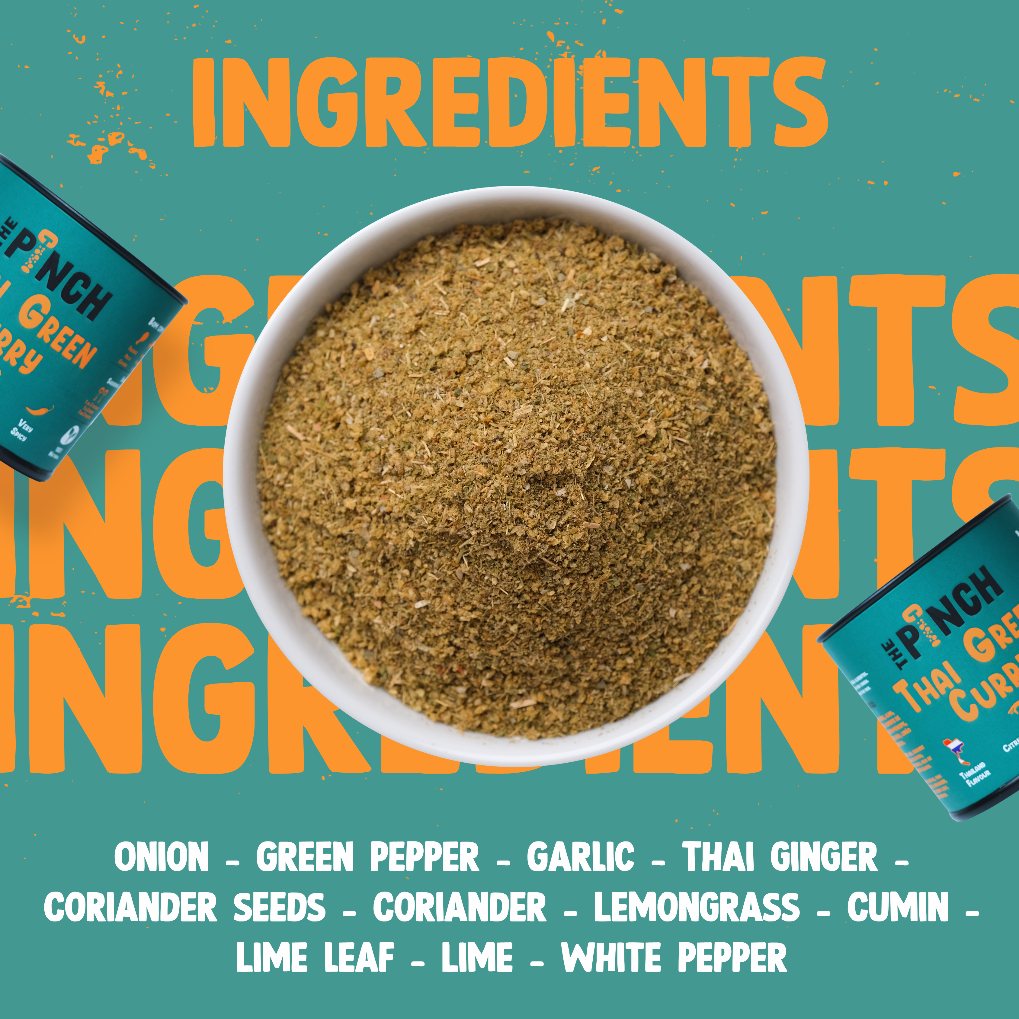 The Pinch - World Spice Blends – Großhandel Gewürzmischungen – Thailändisches Grünes Curry (Caril Verde) – 45 g2
