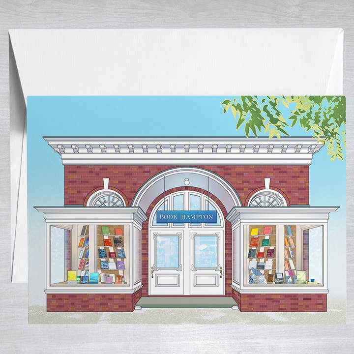 Book Hampton - Hamptons - Greeting Card for wholesale by Color Our Town