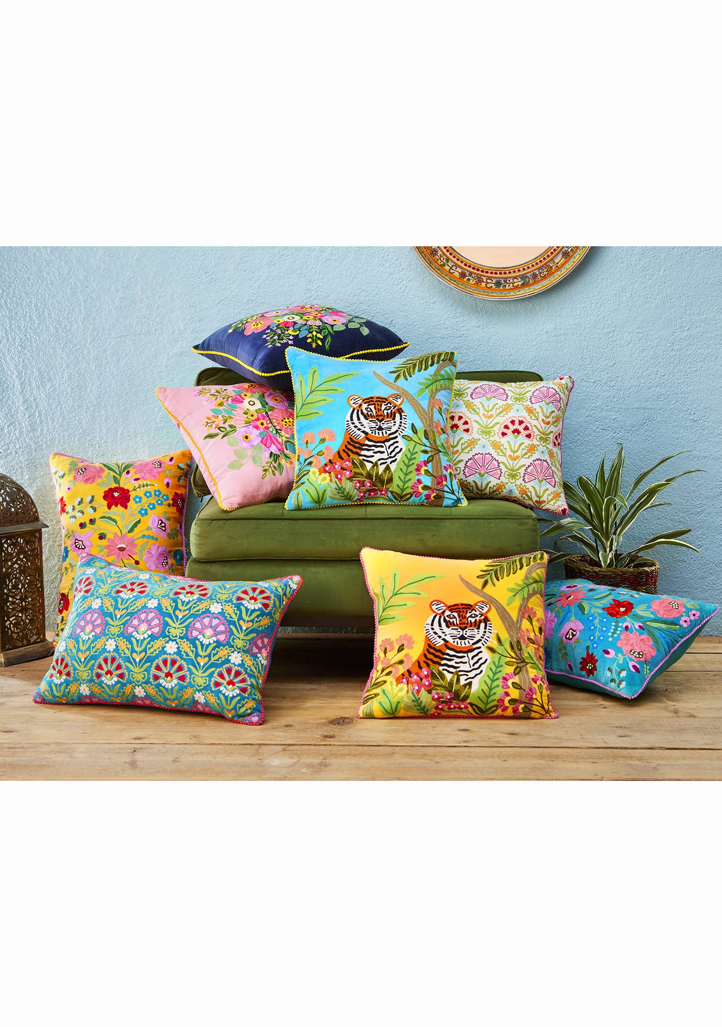 Namaste - Wholesale Throw Pillow Cover - Jacinta Velvet Cushion Cover4