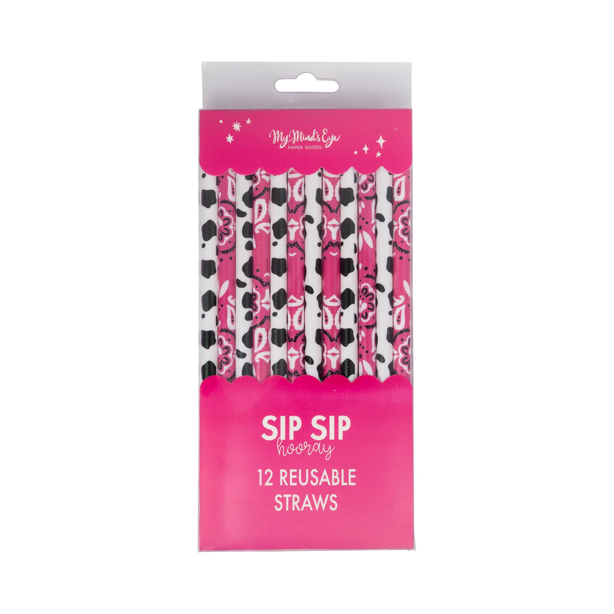 My Mind’s Eye - Wholesale Drinking straw - PLDSC16 - Cowgirl Reusable Straws
