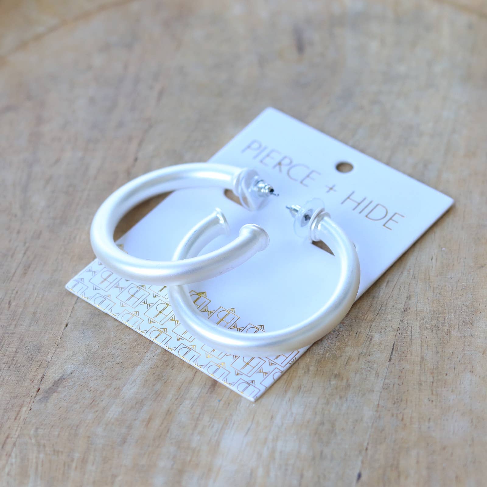 Pierce + Hide - Wholesale Hoop Earrings - Everyday Silver Hoop Earrings | Classic Silver Hoops1