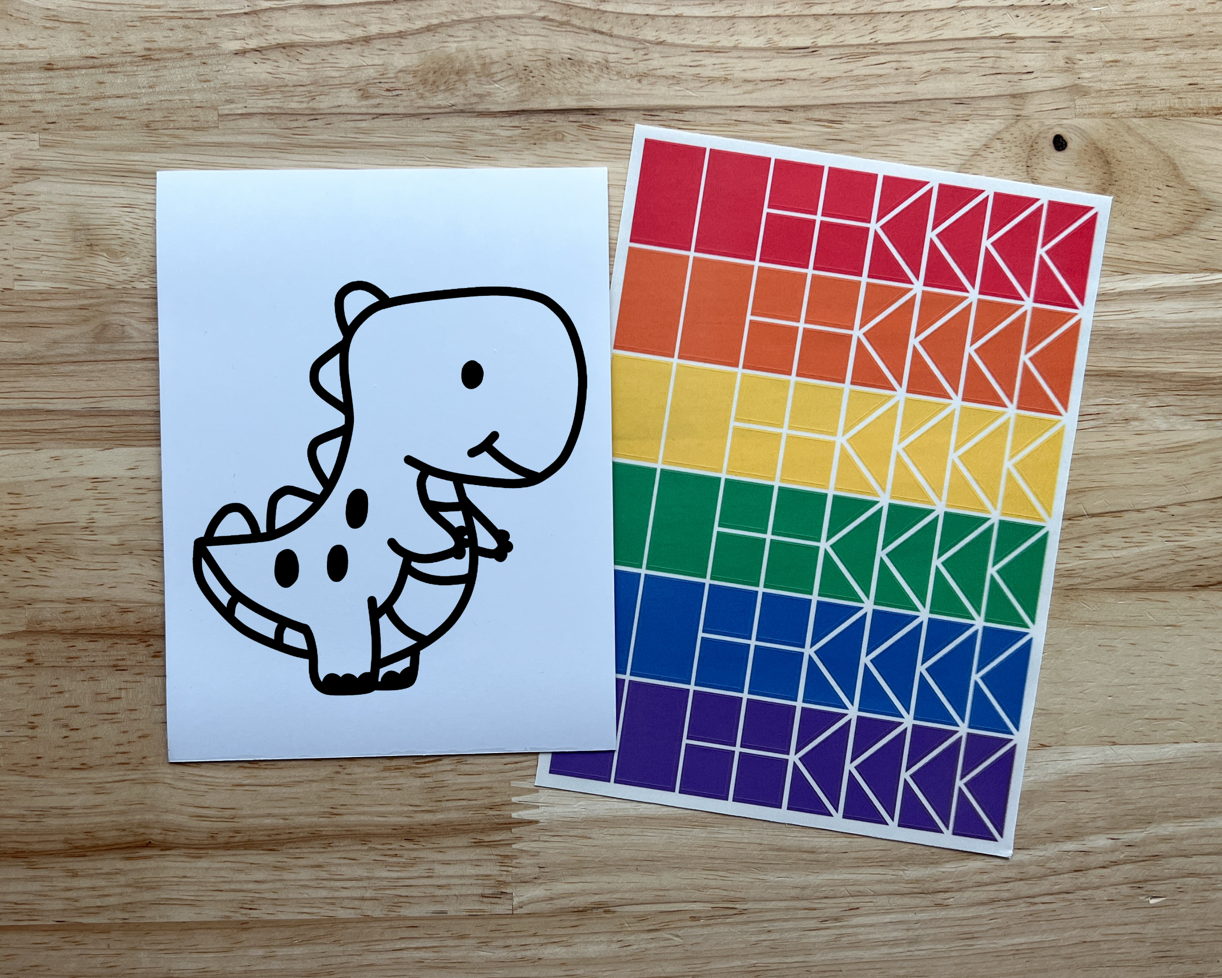 Calenlou Crafts - Wholesale DIY Craft Kit - Kids - Dinosaur Suncatcher Sticker Craft Kits for Kids2