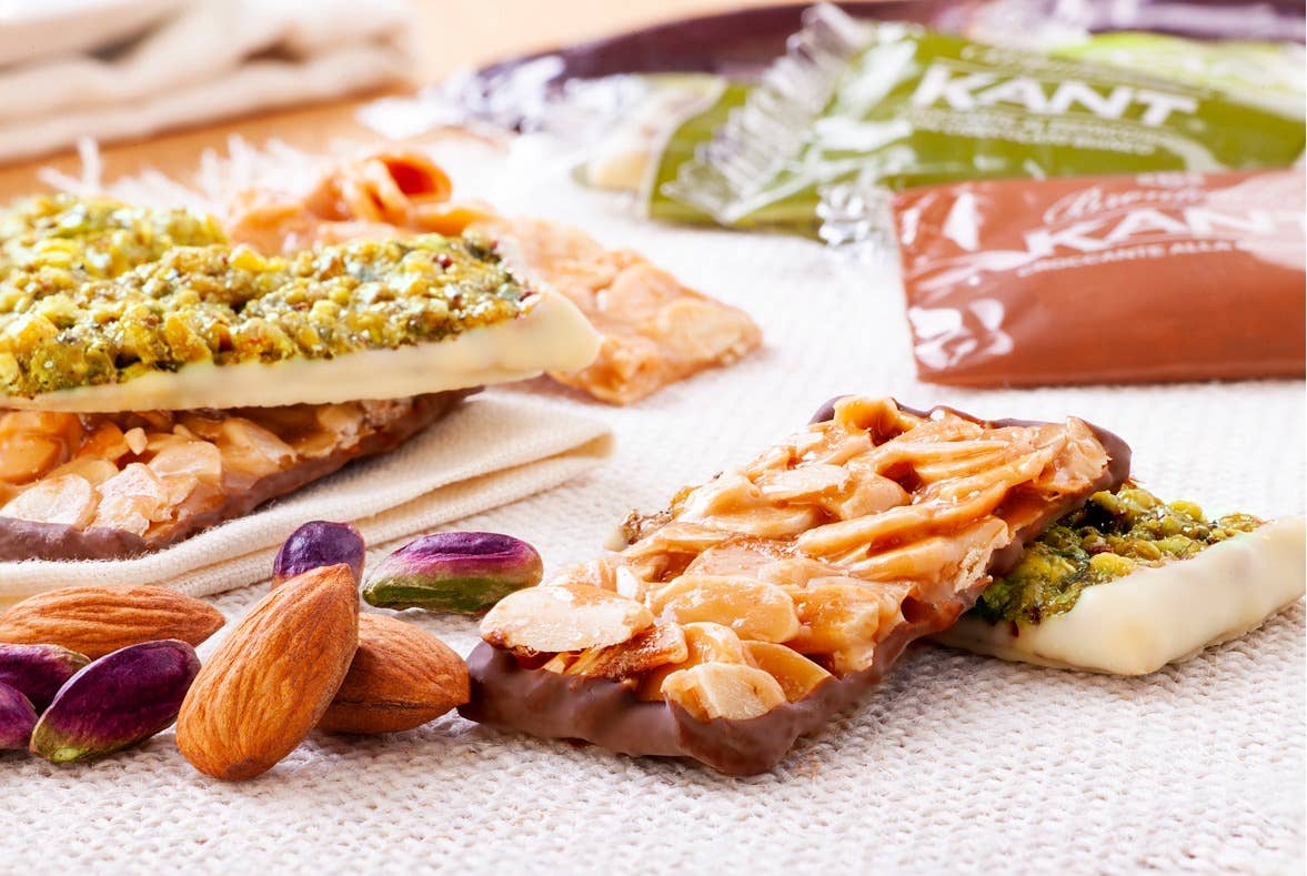 Bronte Dolci - Wholesale Chocolate Covered Sweets - Almond crisps with dark chocolate1