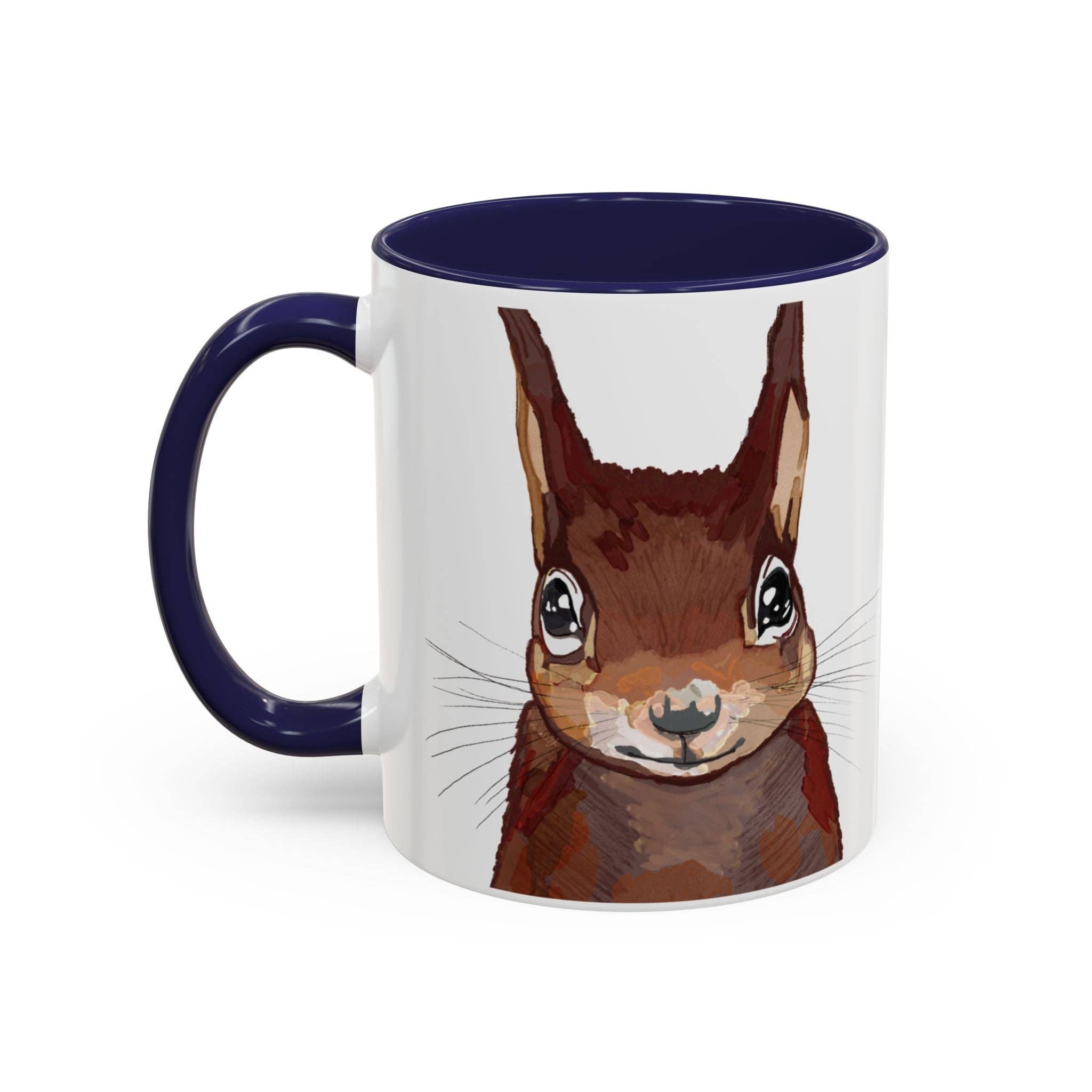 Blue Cava - Wholesale Coffee Mug - Squirrel Two Tone Coffee Mugs (11oz & 15oz)4