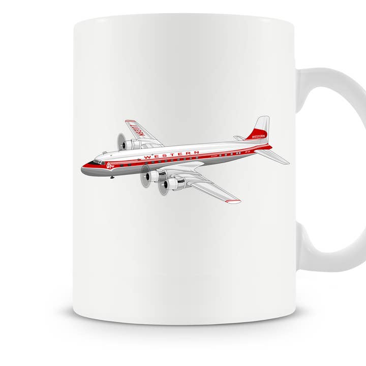 Western Airlines Douglas DC-6 för wholesale av AeroMugs