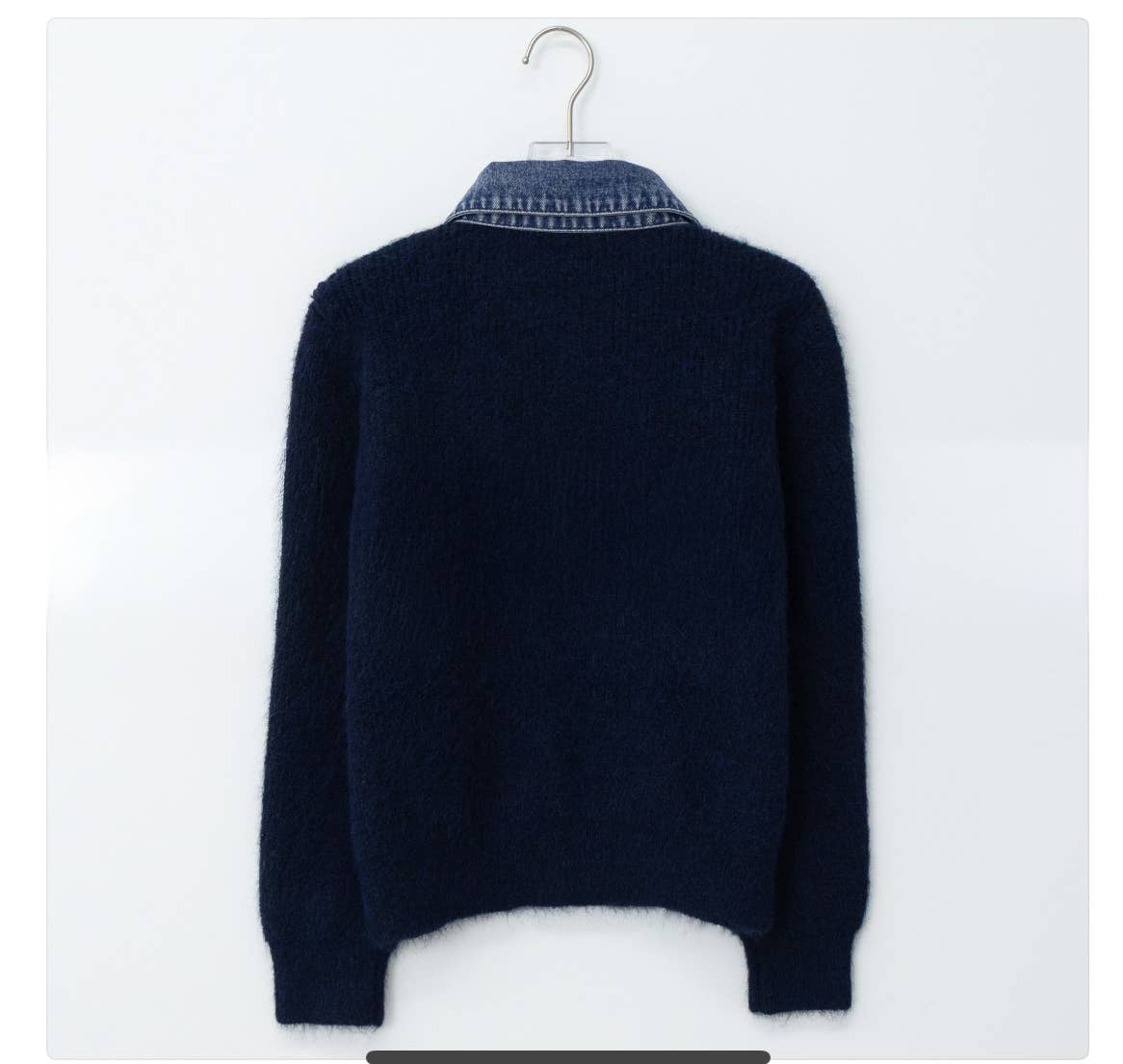 Little Light - Wholesale Jacket - Women's - Denim Layered Pocket Knit Jacket22