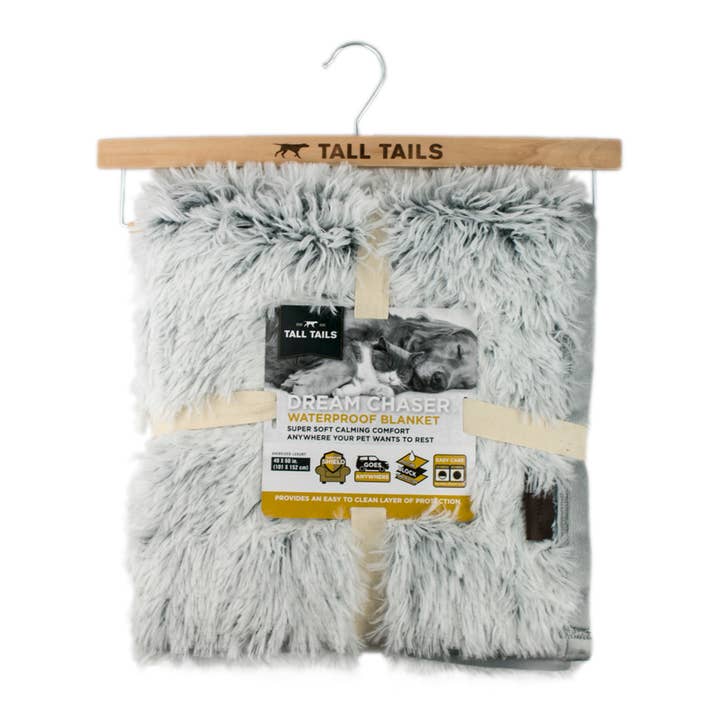 Tall Tails - Wholesale Pet Blanket - Dog - Tall Tails Grey Waterproof Dog Blanket - 40" X 60"