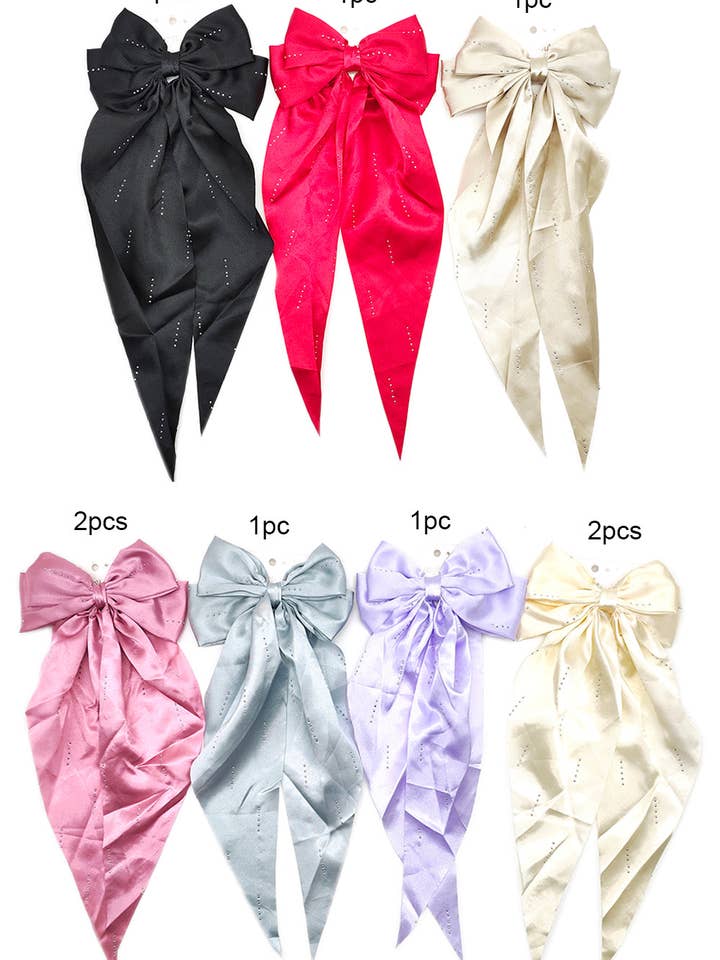 Große Haarspange Schleife #2 für den Großhandel von Lucylou Collection